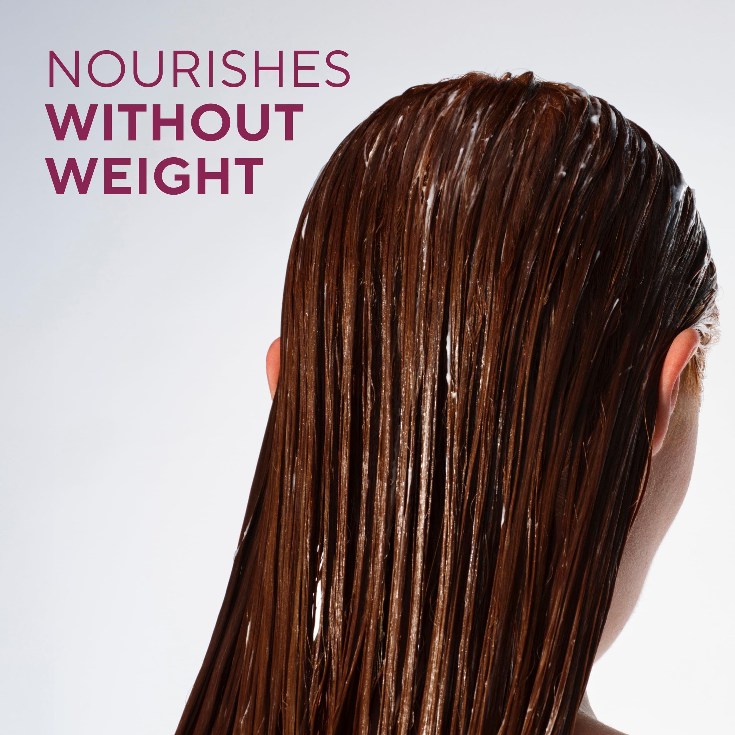 Native conditioner dispensed in palm, easy-rinse formulation benefit