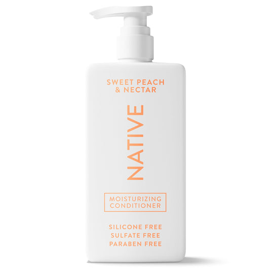 Native conditioner front label showing product name and scent benefits
