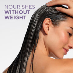 Native conditioner creamy texture close-up showing lightweight hydration benefit