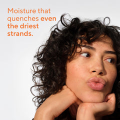 Close-up of Native conditioner texture showing creamy hydration benefit