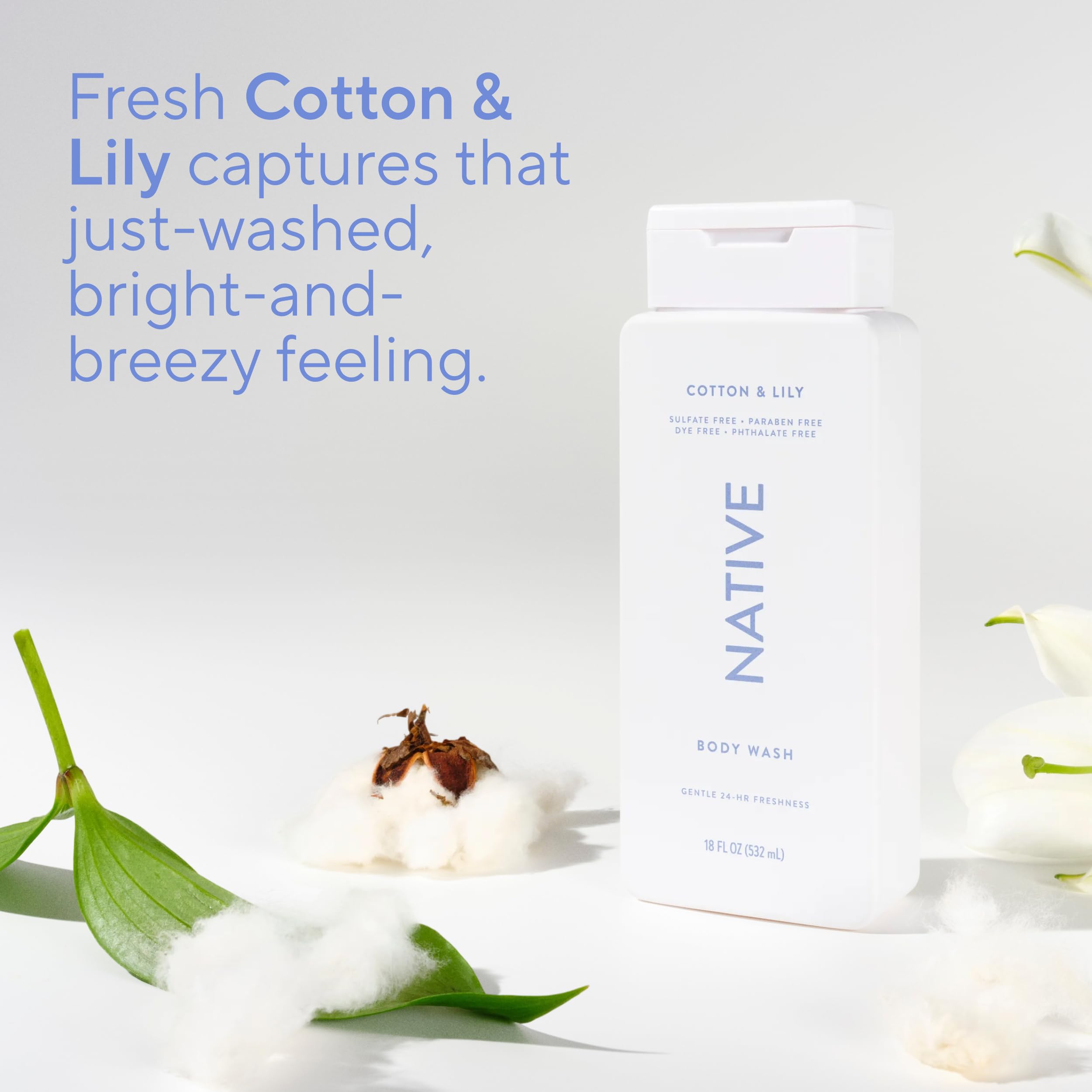 Native back label image revealing ingredient simplicity and transparency benefit