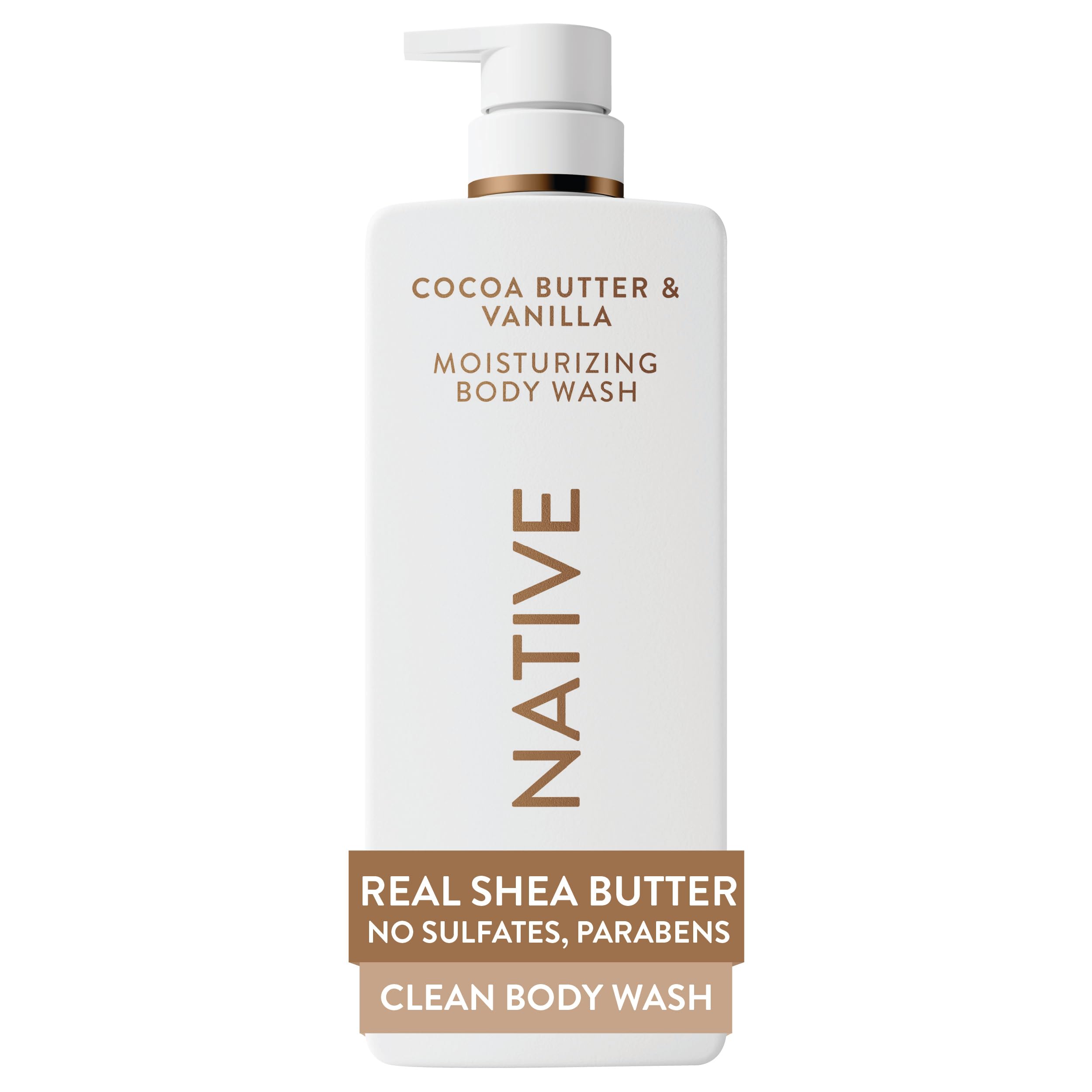 Native front packaging 22 oz bottle showing product name and scent benefits