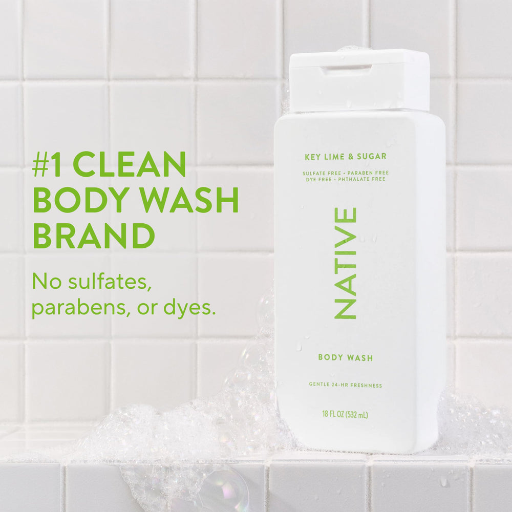 Native close-up of pump and label highlighting product branding and easy dispensing benefit