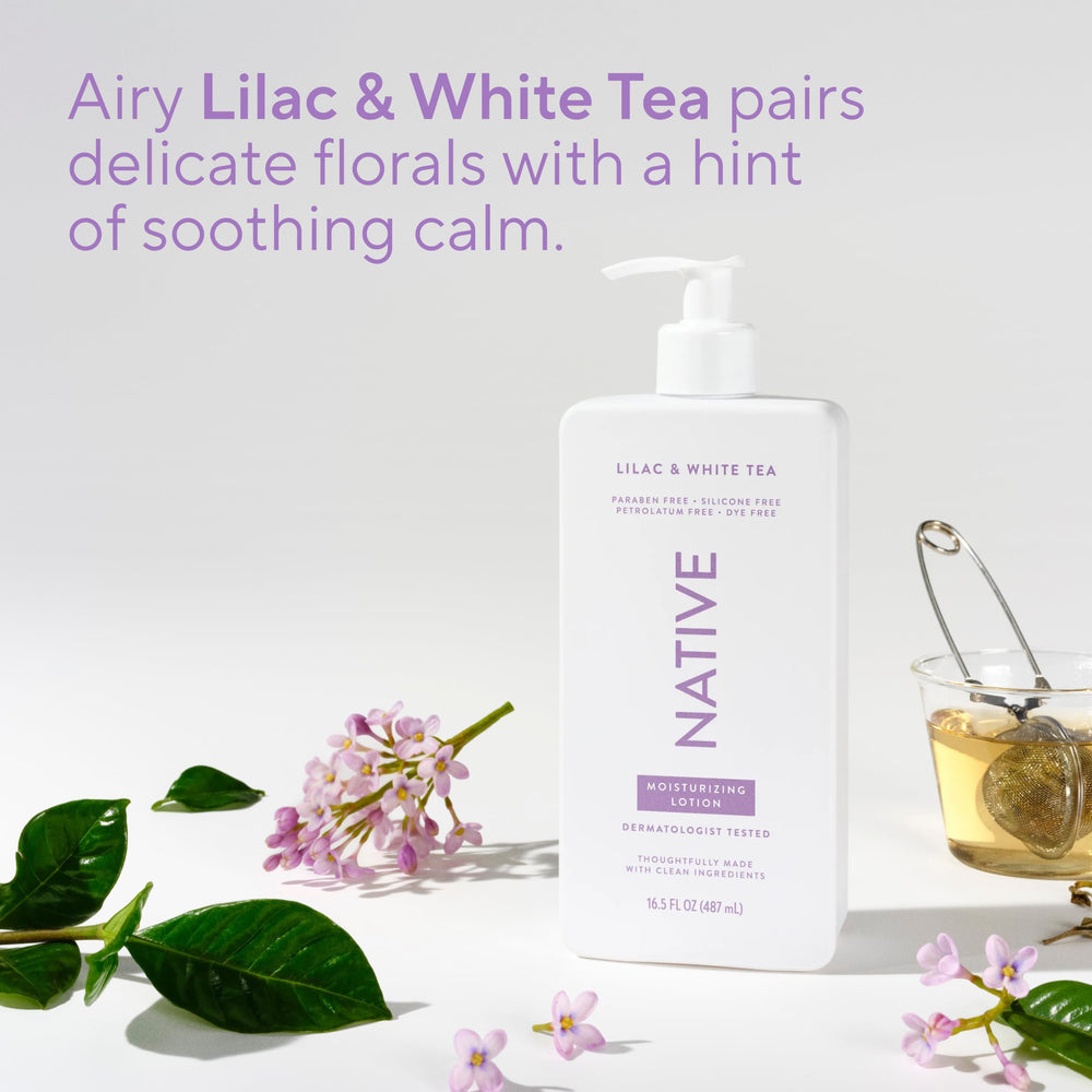 Native label close-up highlighting ingredients and clean formulation