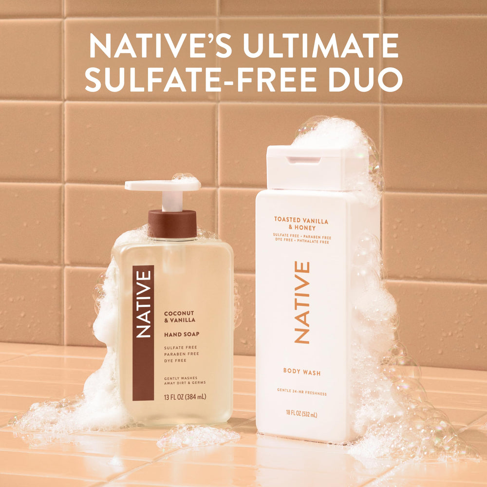 Native packaging recyclable detail emphasizing eco-conscious benefit