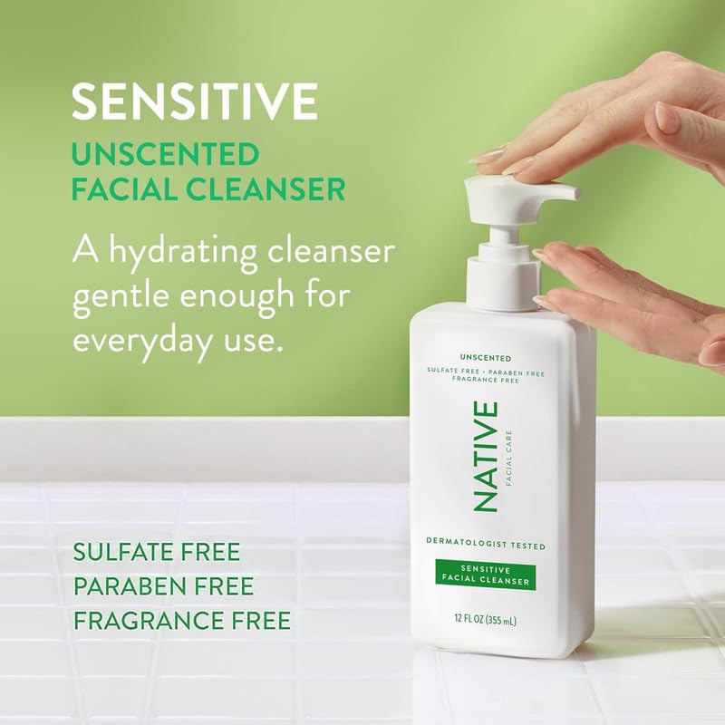 Native pump dispenser detail for easy daily application benefit