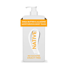 Native front packaging shows bottle and scent, highlights gentle benefits