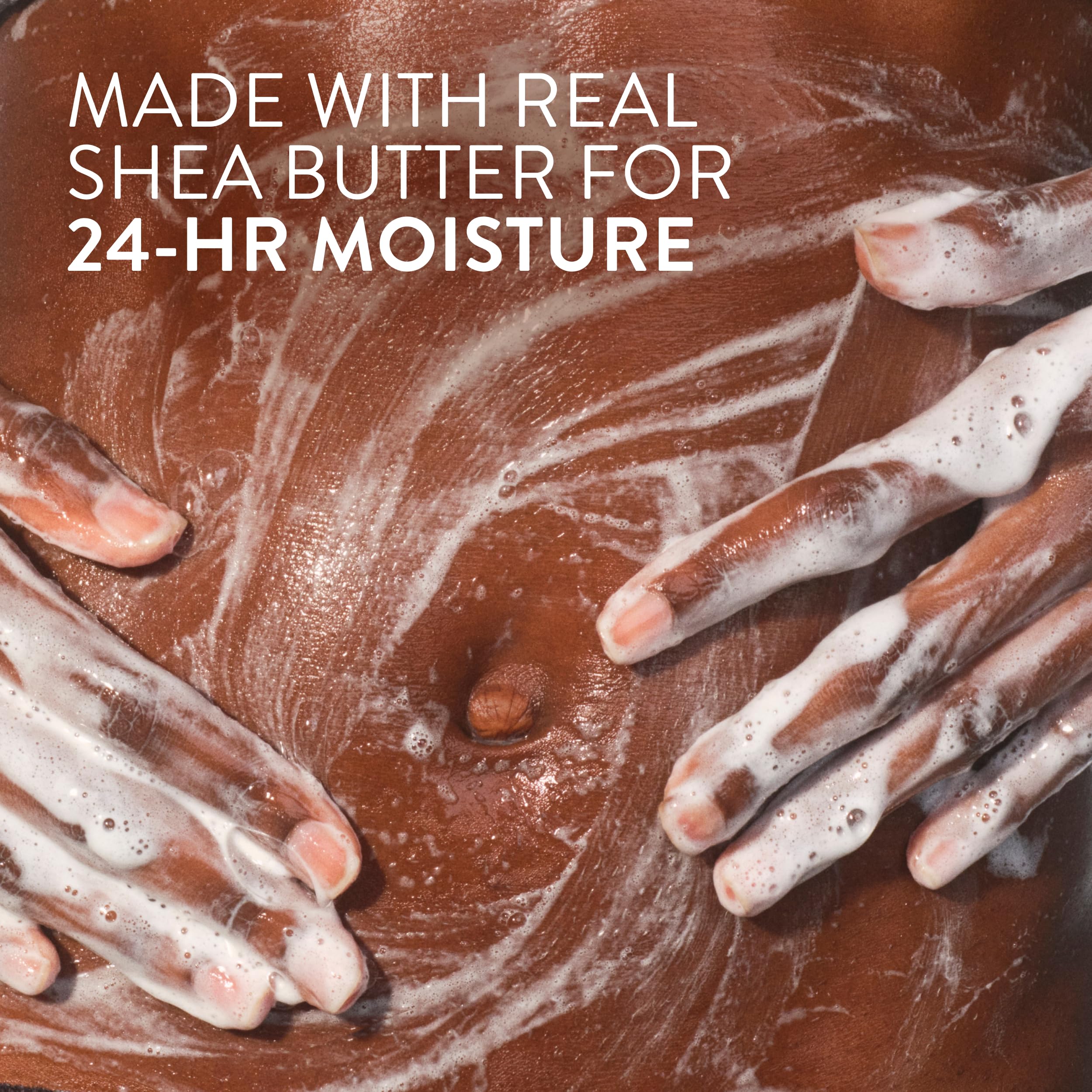 Native shea butter ingredient close-up emphasizing moisturizing benefit