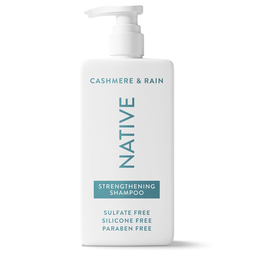 Native back label ingredient list visible, helps shoppers check clean formulation