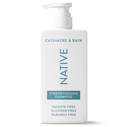 Native back label ingredient list visible, helps shoppers check clean formulation