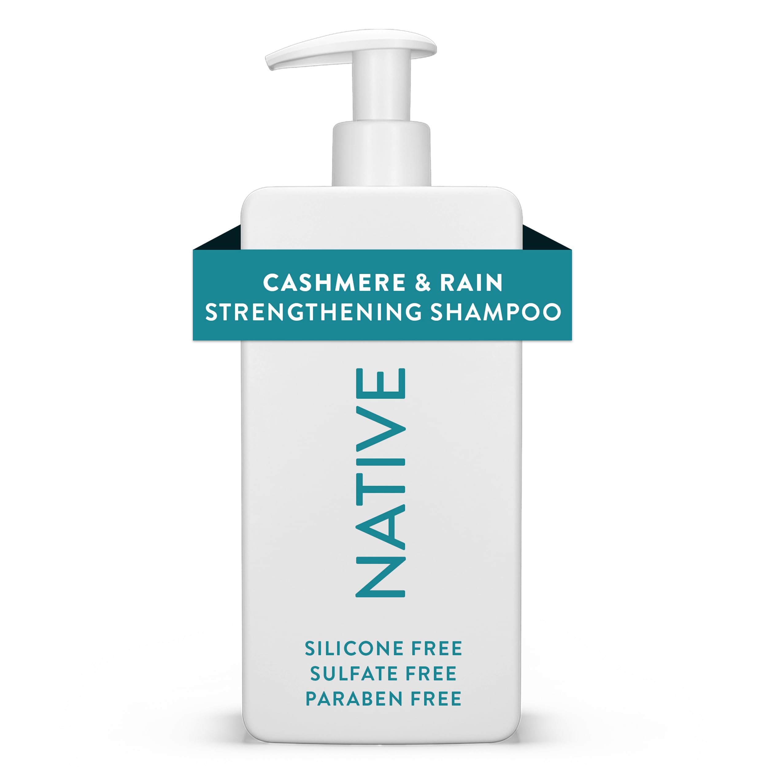 Native front bottle showing label and 16.5 fl oz size, clear branding benefit