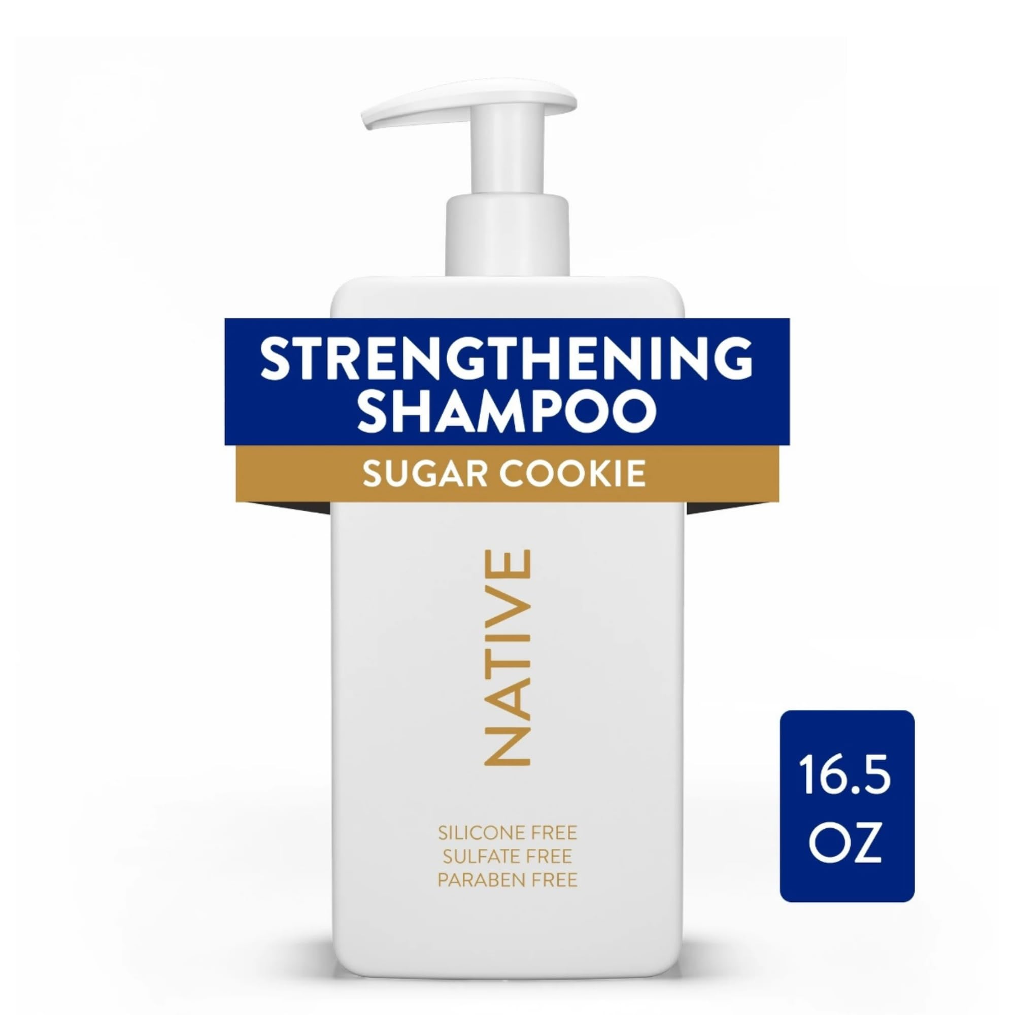 Native close-up of pump and label highlighting scent and clean ingredients