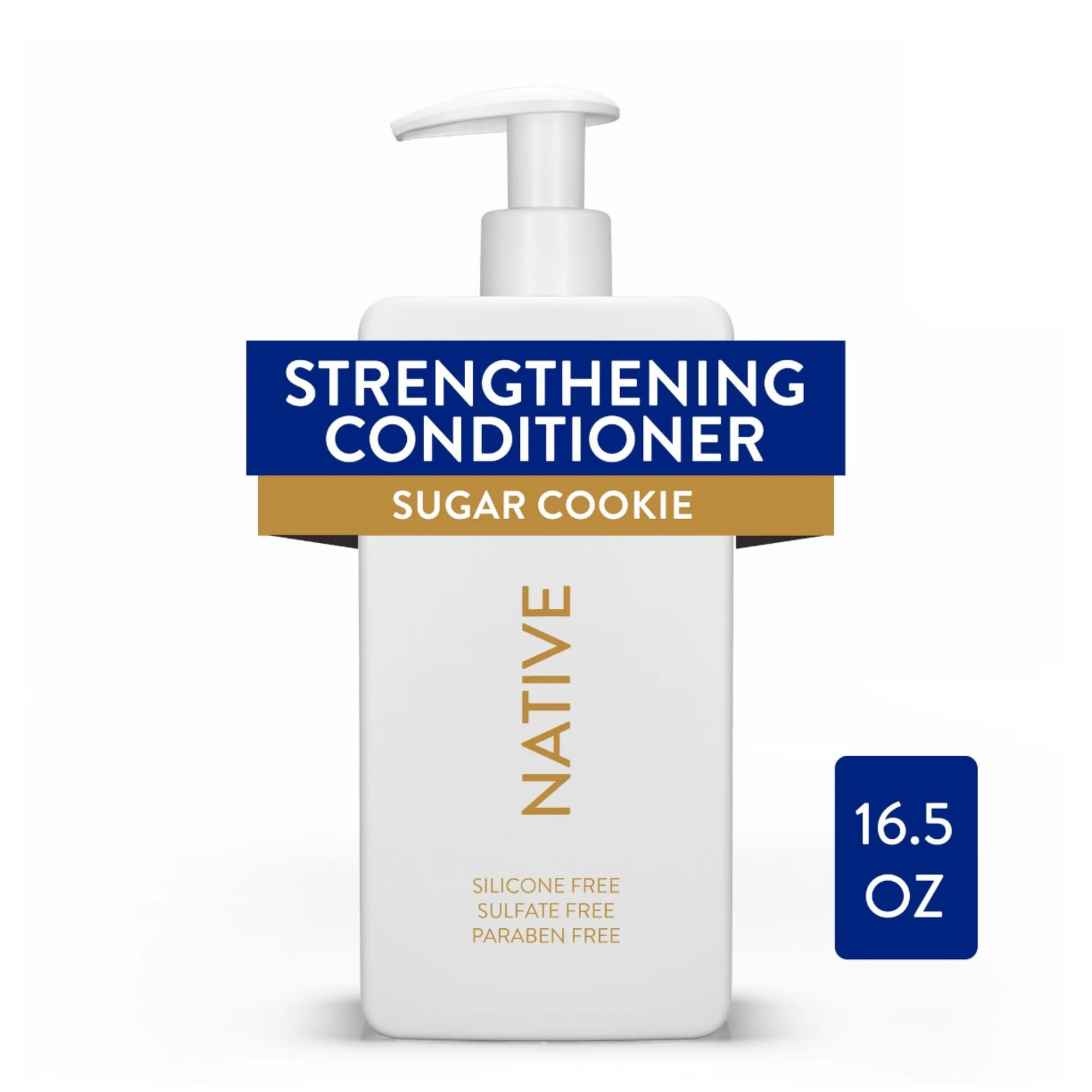 Native creamy conditioner texture close-up showing smooth detangling benefit