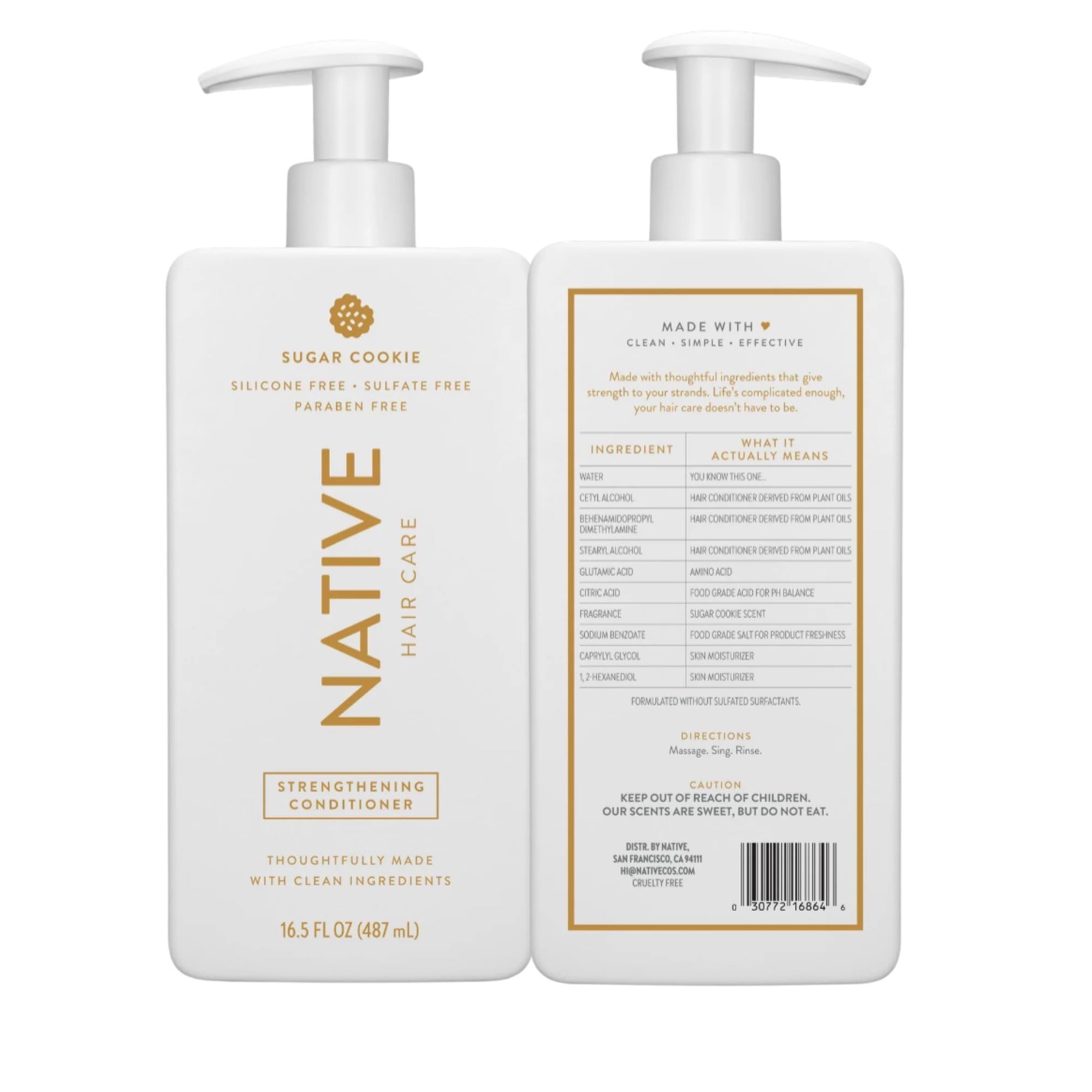 Native conditioner staged with holiday decor conveying festive gifting benefit