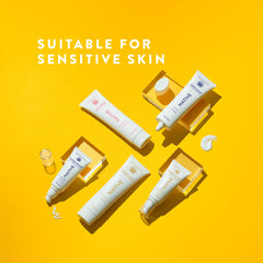 Native sunscreen on beach towel lifestyle scene conveying outdoor sun protection
