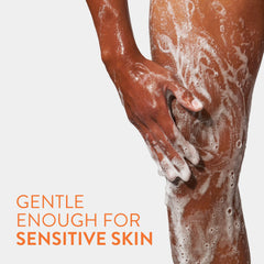 Native body wash in shower setting showing non-greasy fresh finish