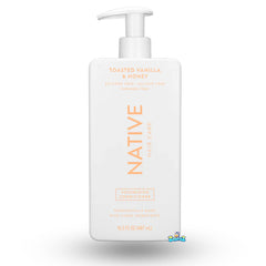 Native shampoo lather in hand demonstrating gentle foaming and cleansing