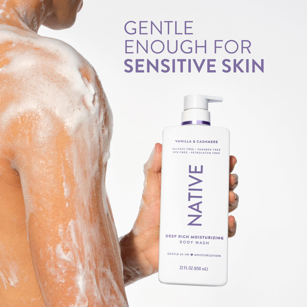 Native label detail highlighting short ingredient list and clean formulation benefit
