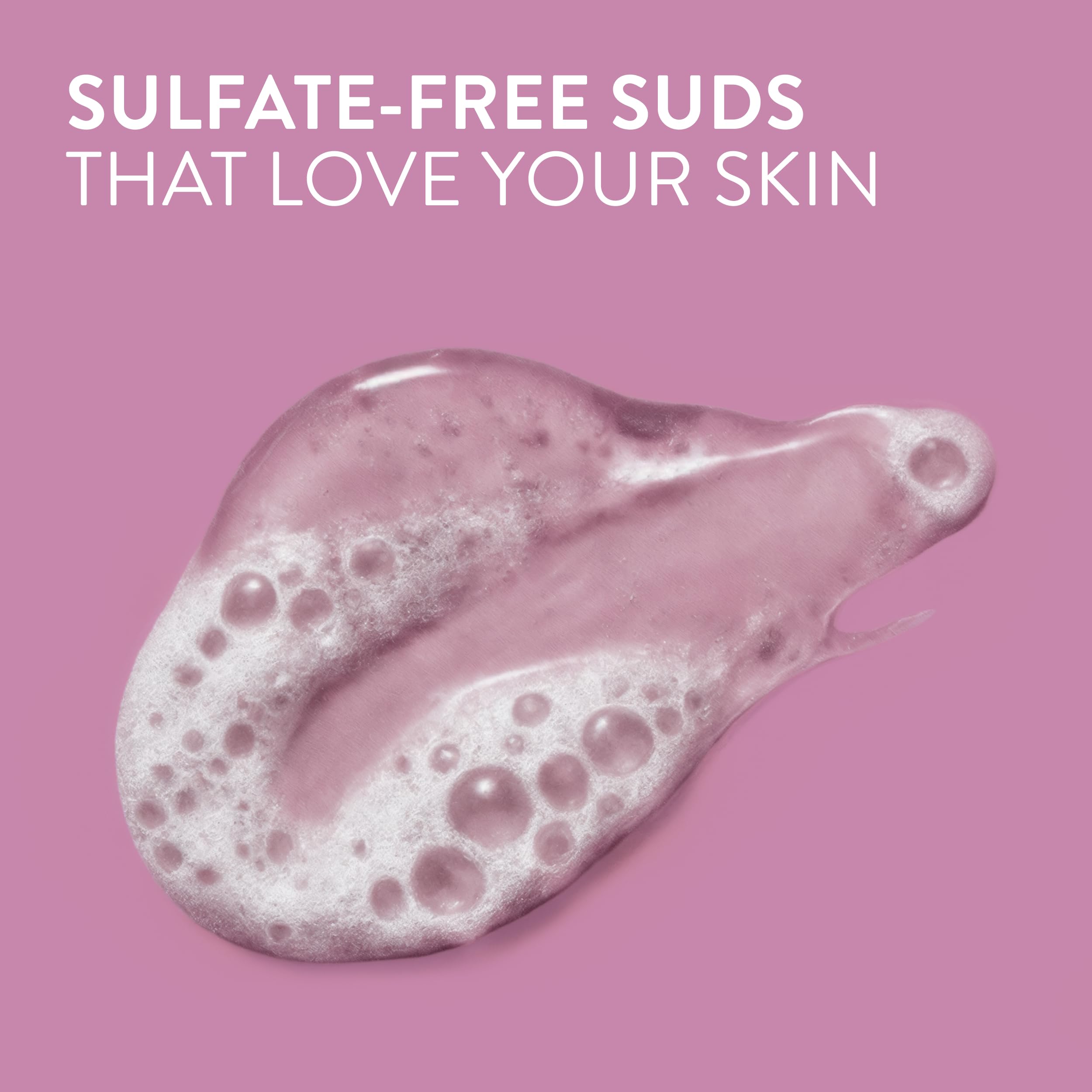 Native creamy foam texture close-up illustrating gentle moisturizing lather