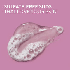 Native creamy foam texture close-up illustrating gentle moisturizing lather