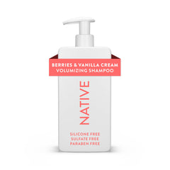Native front bottle view showing label and easy pump for everyday use
