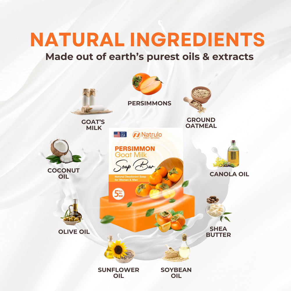 Natrulo soap on bathroom shelf lifestyle scene implies everyday fresh skin