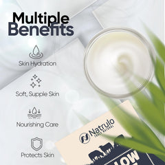 Natrulo honey close-up indicating natural honey soothe and hydration
