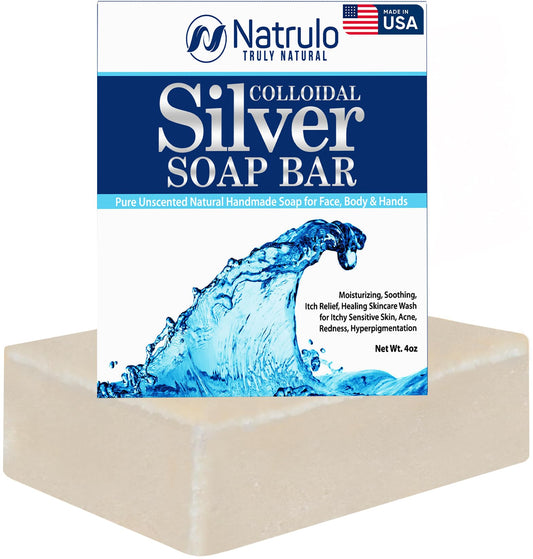 Natrulo wrapped soap bar front showing clean packaging and ingredient focus