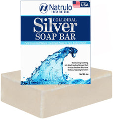 Natrulo wrapped soap bar front showing clean packaging and ingredient focus