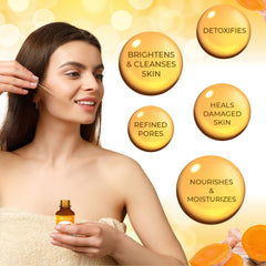 Natrulo dropper releasing golden oil, illustrating smooth application and quick absorption