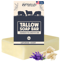 Natrulo soap front packaging showing natural branding and unscented benefit