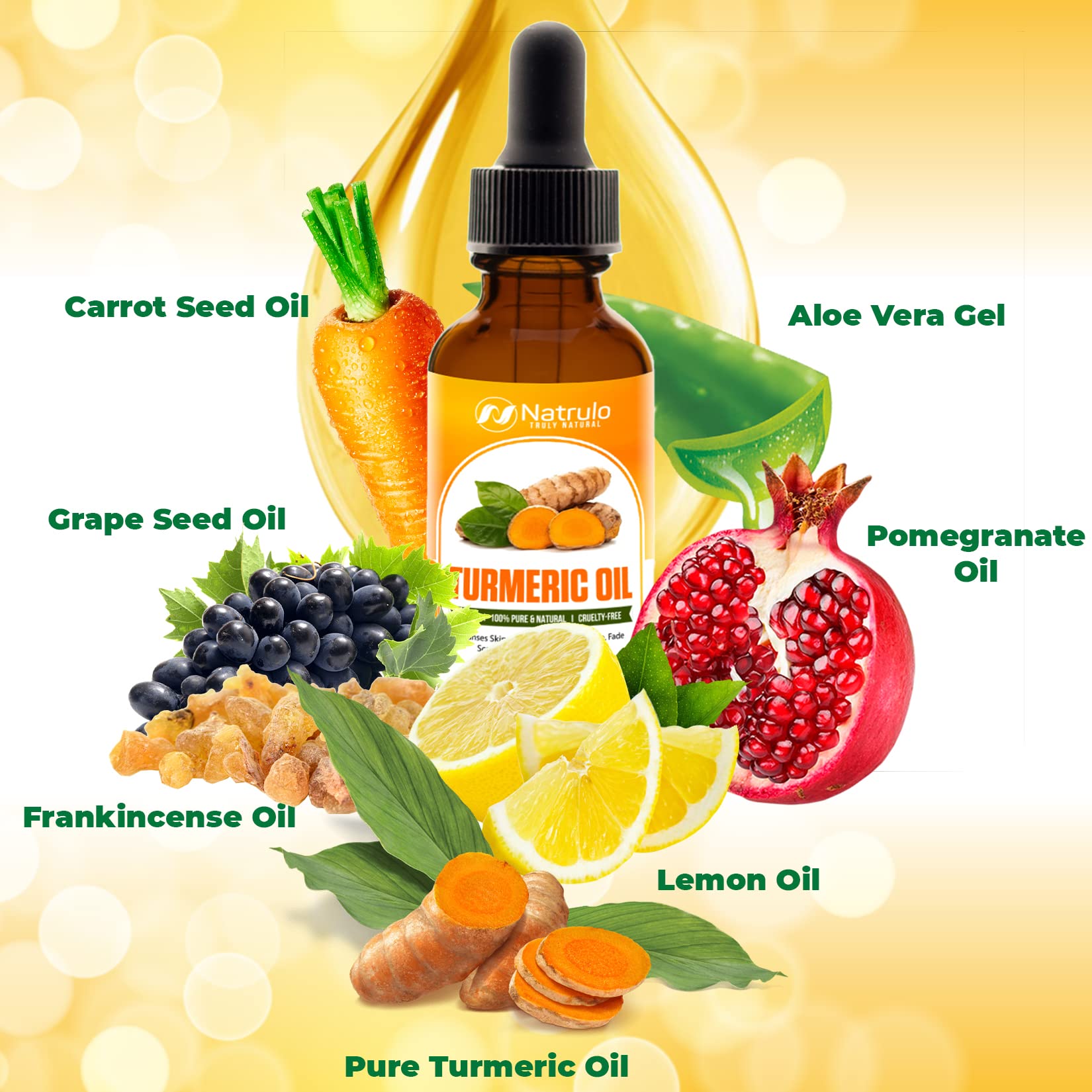 Natrulo label close-up showing ingredient claims and handcrafted USA production quality