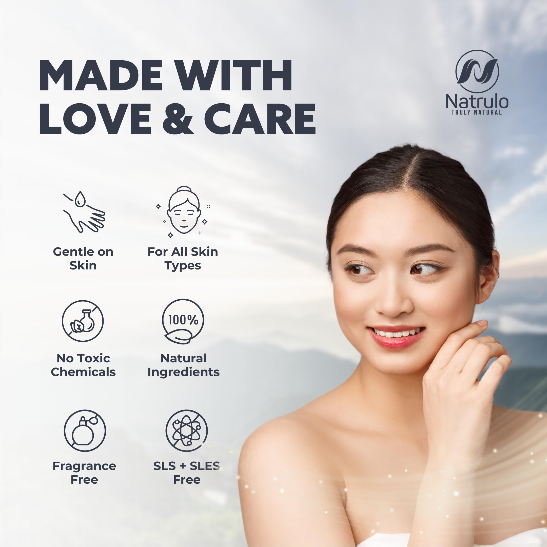 Natrulo product label and ingredients emphasizing simple, transparent formula