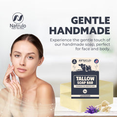 Natrulo bar in bathroom with lavender for a relaxing bathing environment