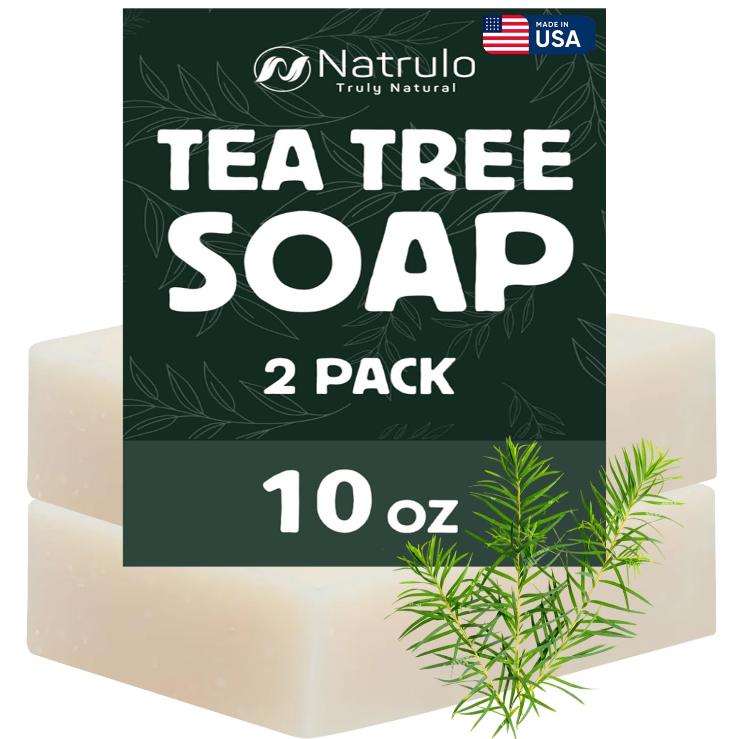 Natrulo soap front packaging showing bar and benefits
