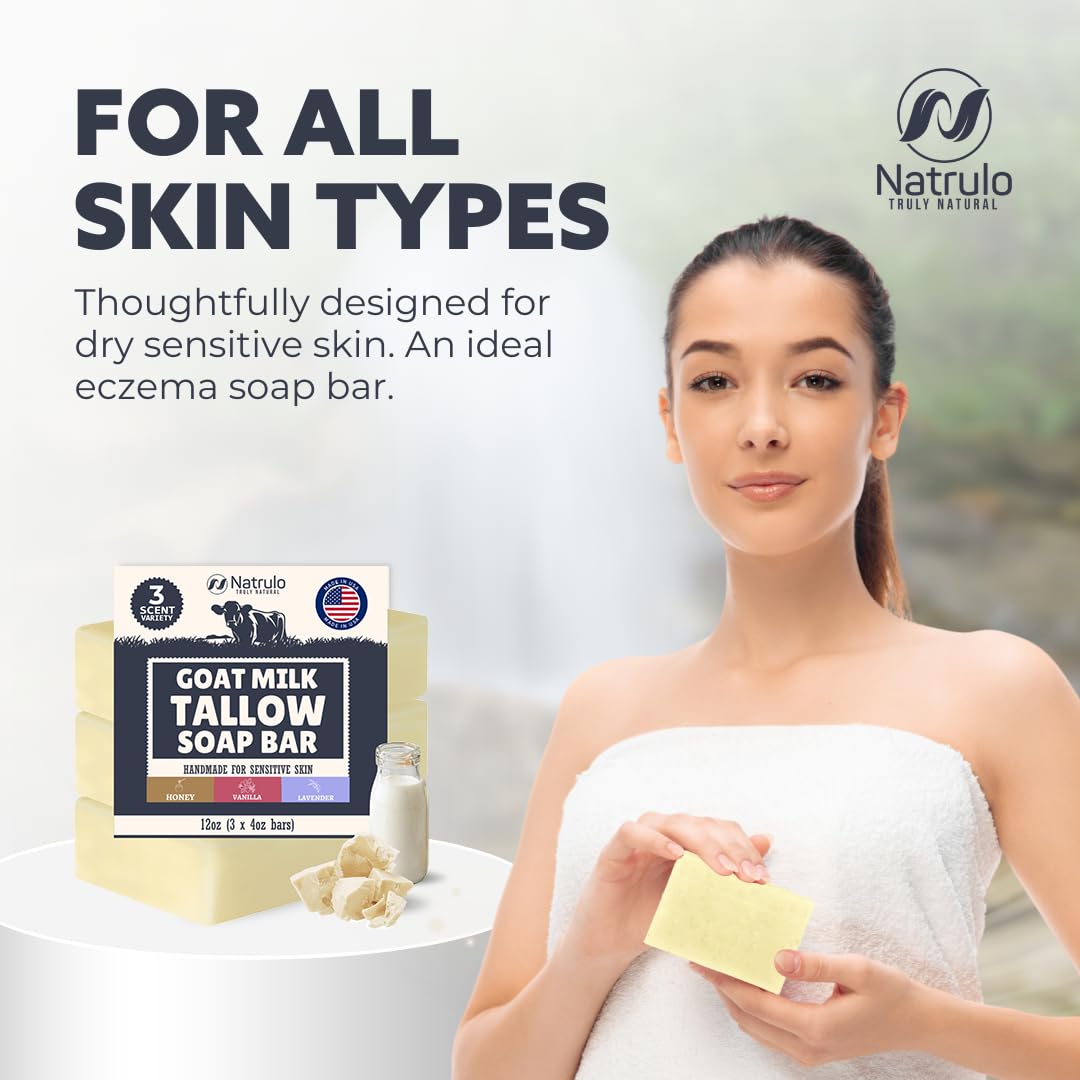 Natrulo vanilla bar producing rich lather to cleanse and soften skin