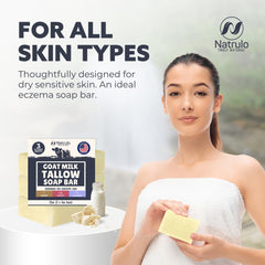 Natrulo vanilla bar producing rich lather to cleanse and soften skin