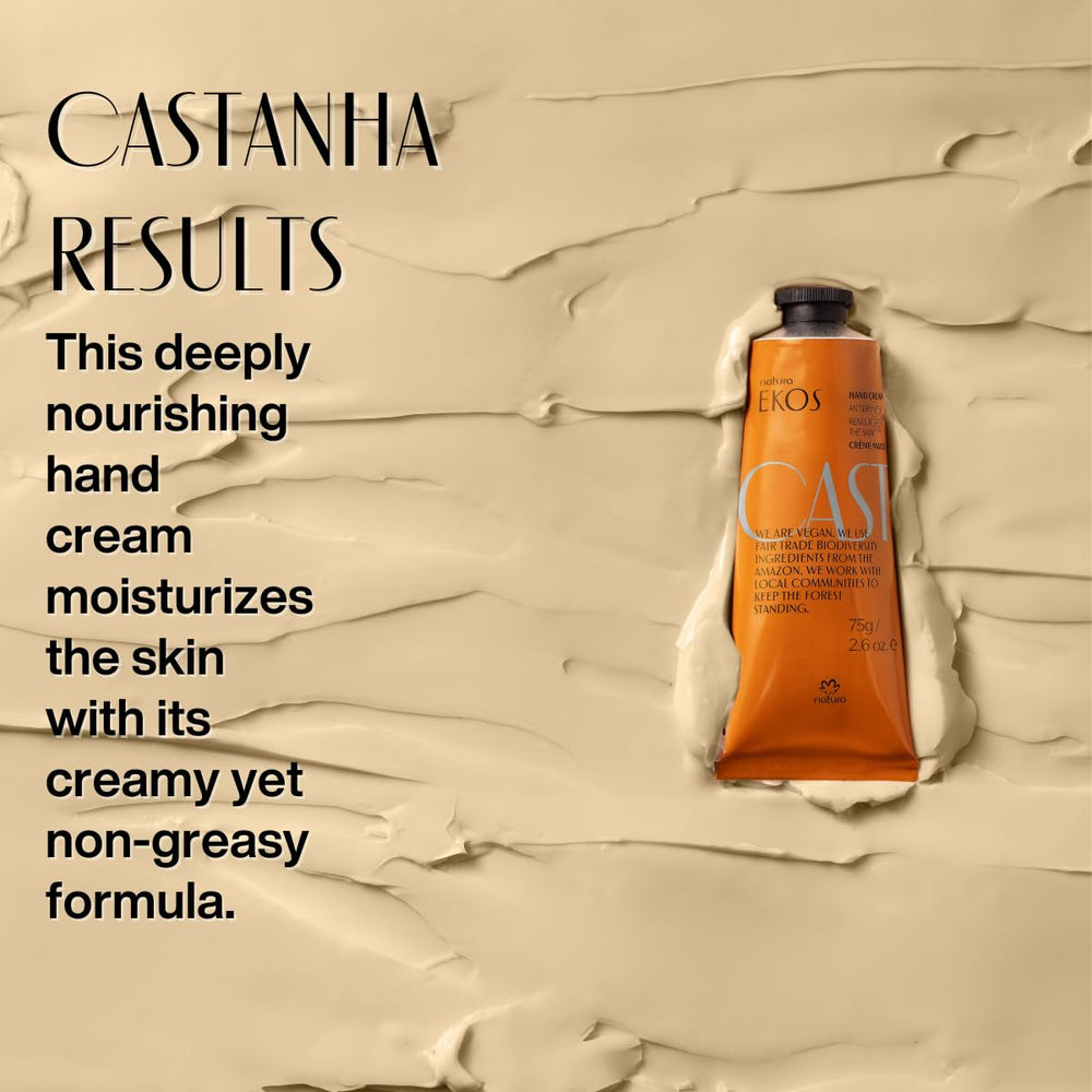 natura castanha tube on travel bag conveying on-the-go hydration benefit