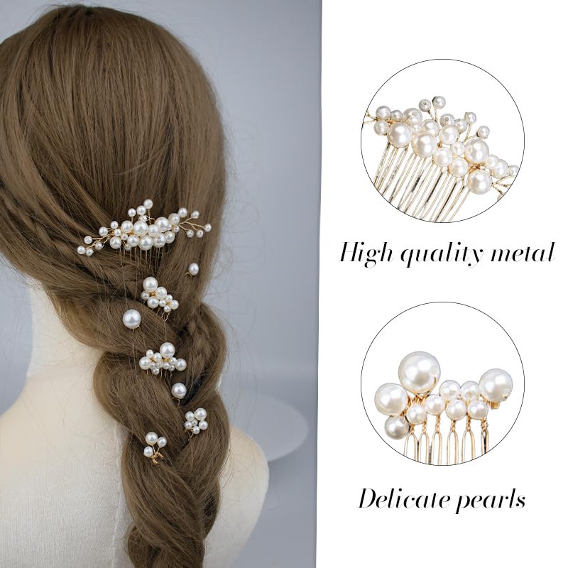 Naturahand ornate comb close-up highlighting pearl and rhinestone detailing and durability