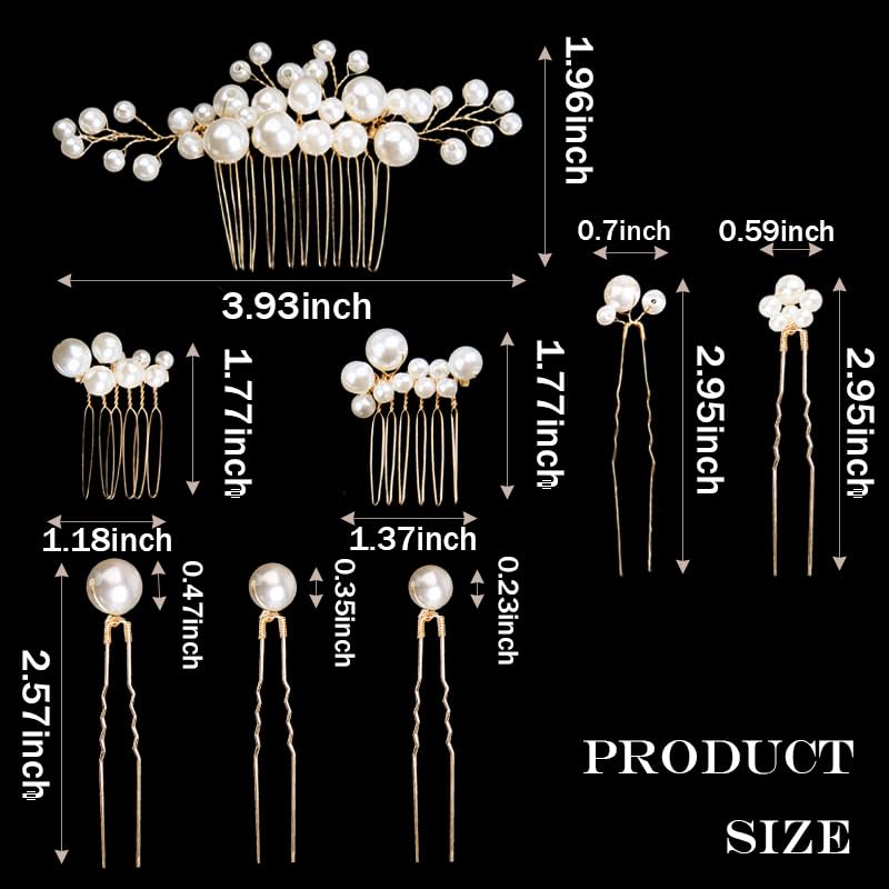 Naturahand pearl pin texture shot showing smooth faux pearls and flexible wire for comfort