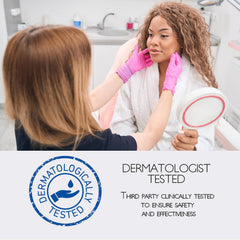 Natural Chemist serum texture on hand, demonstrates lightweight hydrating finish