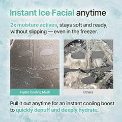 NATURAL DERMA PROJECT visible mugwort and centella flakes in formula for freshness