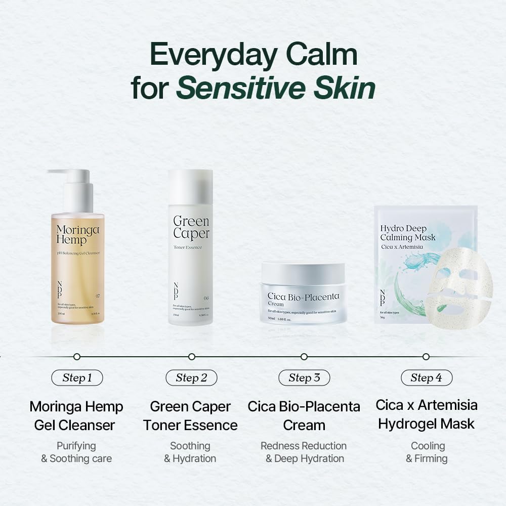NATURAL DERMA PROJECT jar on bathroom vanity for daily routine convenience