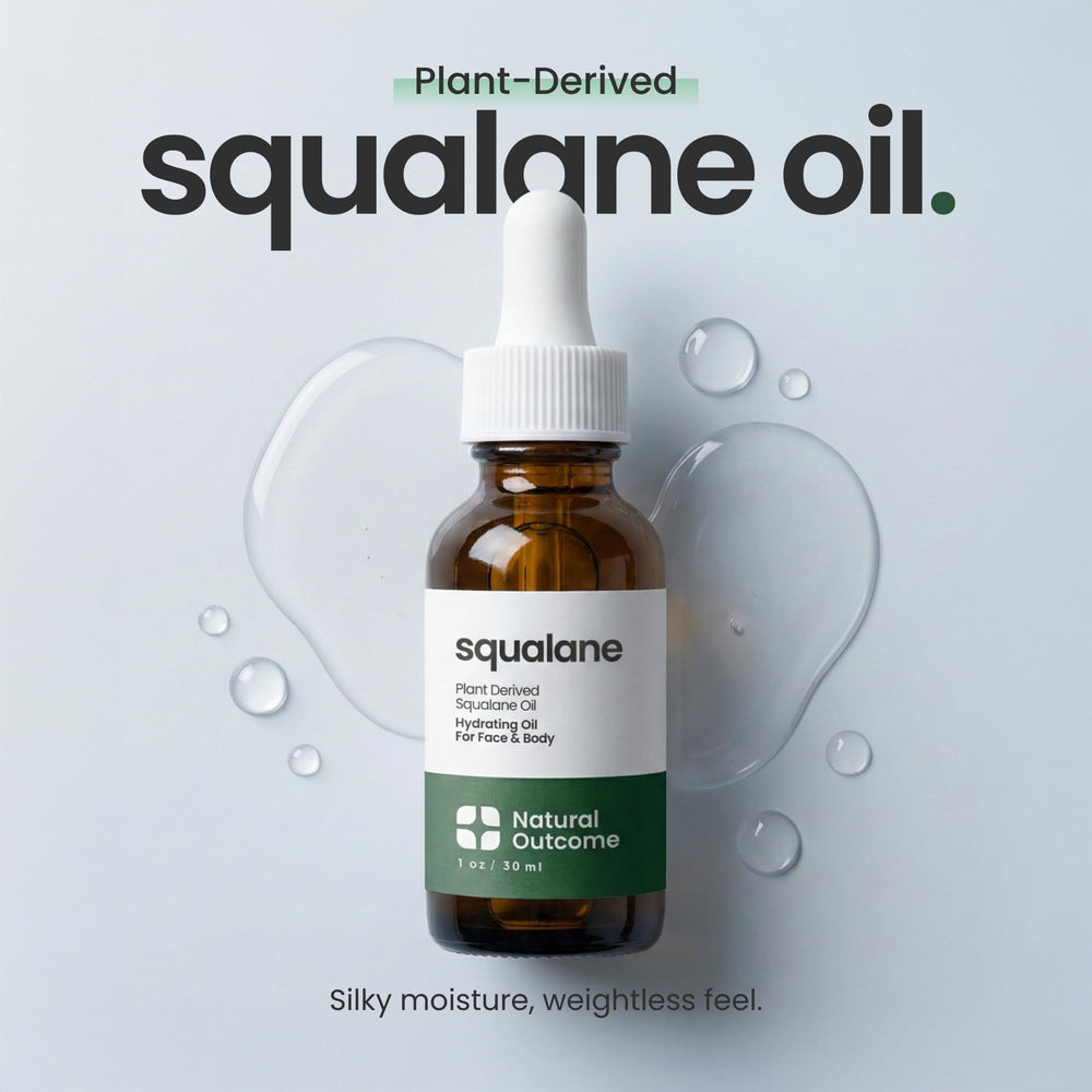 natural outcome dropper dispensing clear oil, demonstrates precise, mess-free use