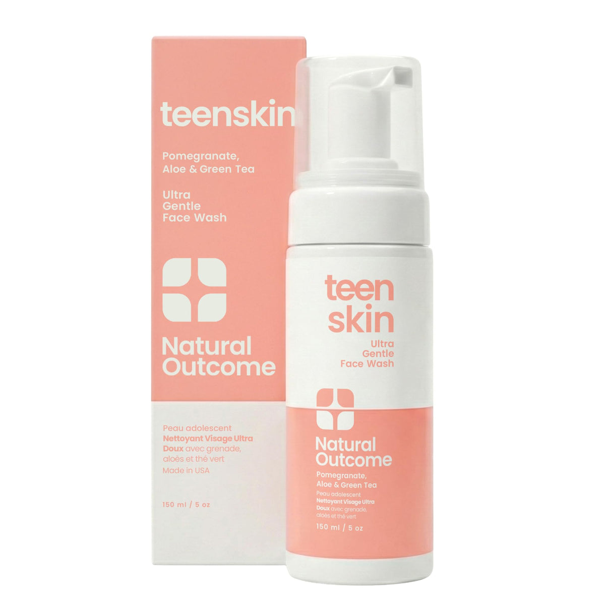 Natural Outcome front bottle showing clear product and label benefits