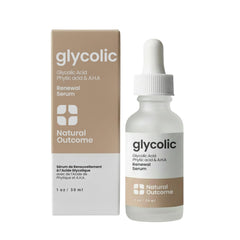 natural outcome bottle front view showing label and 1 oz size for clear product ID and trust