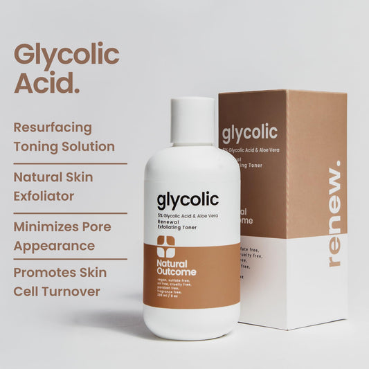 natural outcome back label with ingredients and clear usage instructions