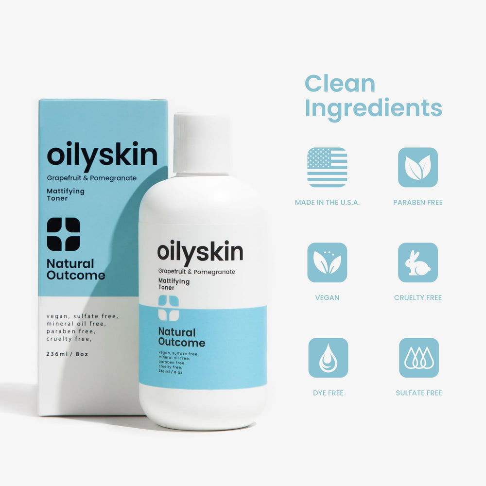 natural outcome bottle staged in bathroom routine promoting daily use benefit