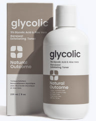 natural outcome front bottle showing clean toner packaging and instant clarity