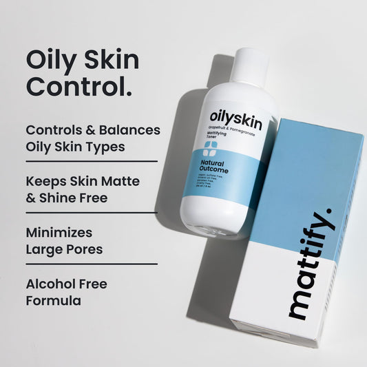 natural outcome toner pouring to show lightweight texture and easy application